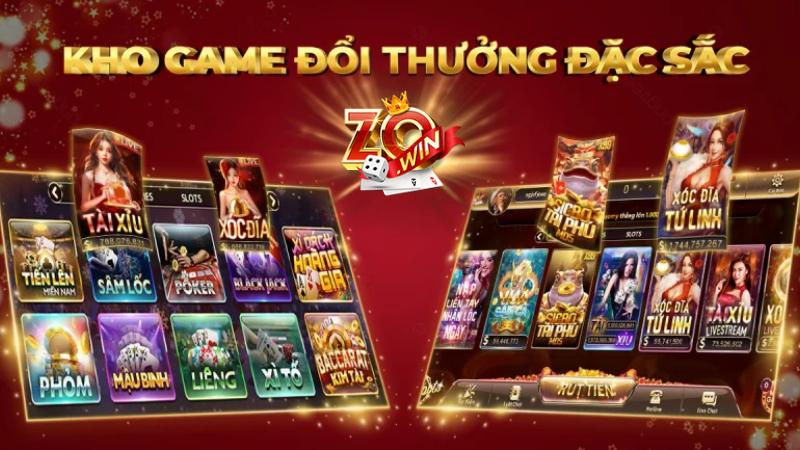 Sảnh game bài với đồ họa sống động và lối chơi cải tiến, dễ dàng làm quen